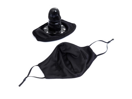 Mascarilla con Accesorio de Dildo Desmontable