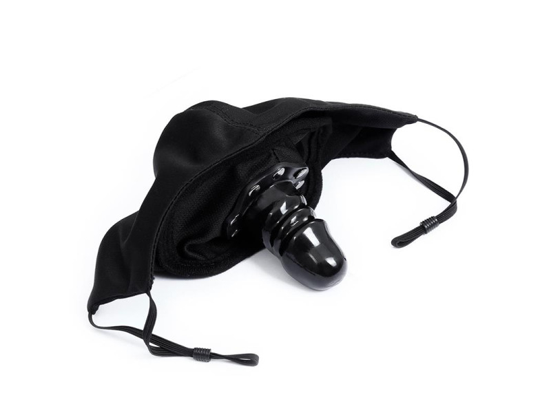 Mascarilla con Accesorio de Dildo Desmontable