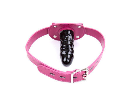 Mordaza de Dildo Ajustable 46-58 cm - Dildo: 10 cm