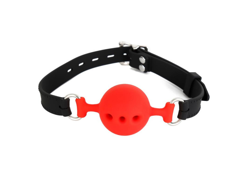 Mordaza Bola Silicona Transpirable M 45 cm