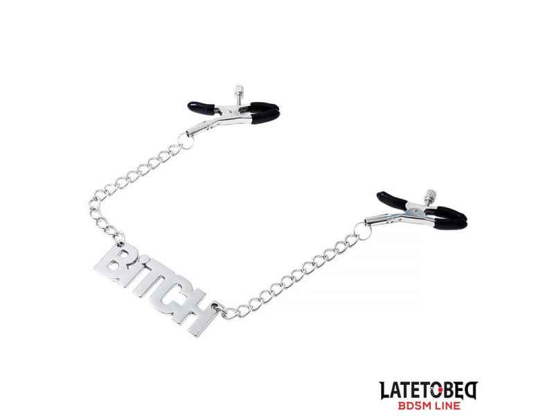 Pinzas para Pezones con Cadena Bitch