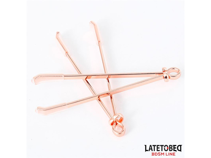 Pinzas para Pezones Color Oro Rosa