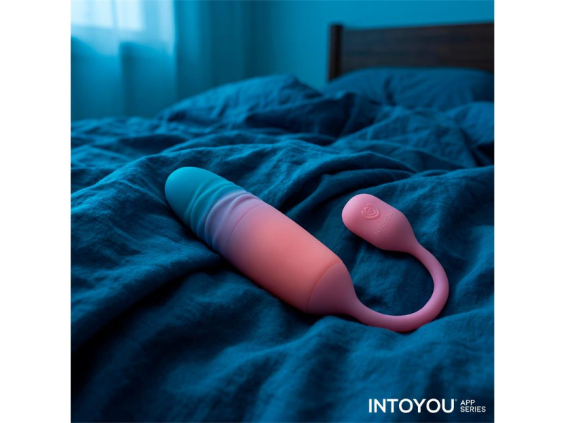 NexEgg Motion Huevo Vibrador con Thrusting App Rosa Turquesa
