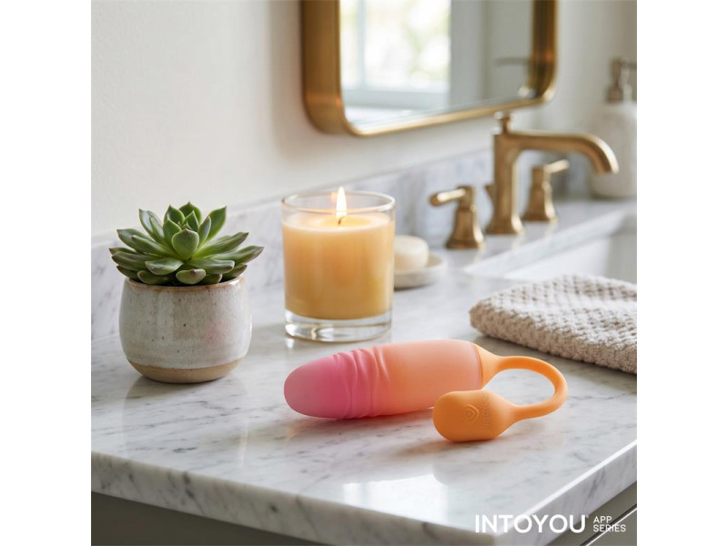 NexEgg Motion Huevo Vibrador con Thrusting App Naranja Rosa