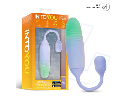 NexEgg Motion Huevo Vibrador con Thrusting App Lila Pistacho