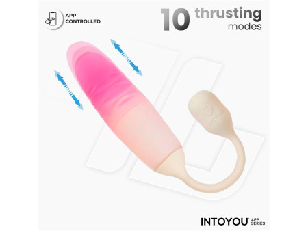 NexEgg Motion Huevo Vibrador con Thrusting App Beige Rosa NexEgg Motion Huevo Vibrador con Thrusting App Beige Rosa