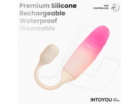 NexEgg Motion Huevo Vibrador con Thrusting App Beige Rosa NexEgg Motion Huevo Vibrador con Thrusting App Beige Rosa