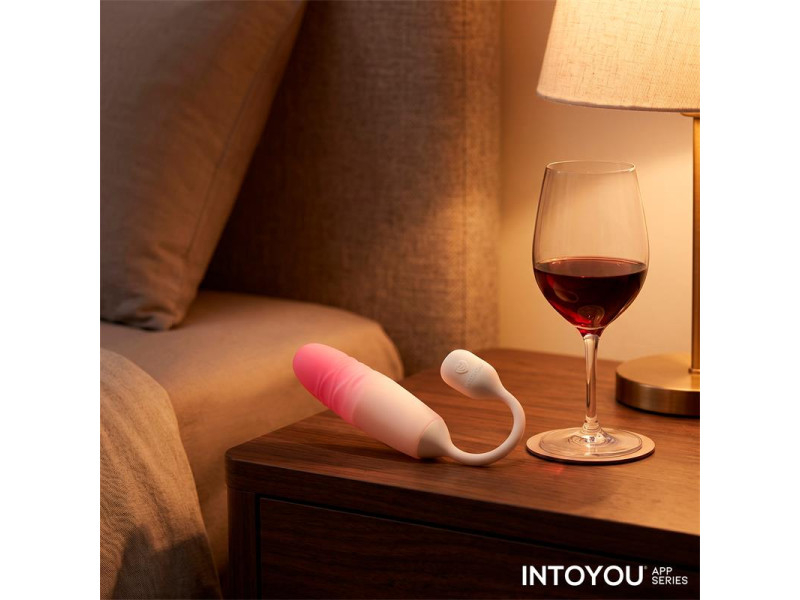 NexEgg Motion Huevo Vibrador con Thrusting App Beige Rosa