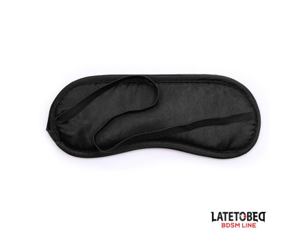 Set de 3 Piezas Antifaz Esposas y Plumas Negro