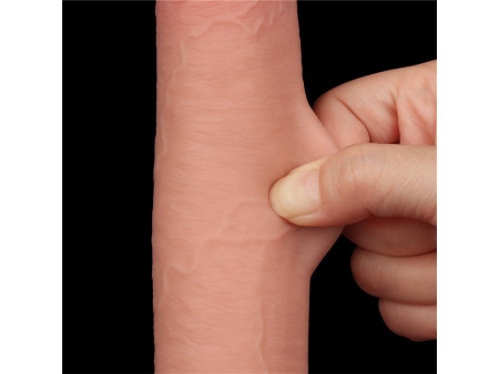 Dildo Dual Density Piel Deslizante Retractil 9 Dildo Dual Density Piel Deslizante Retractil 9