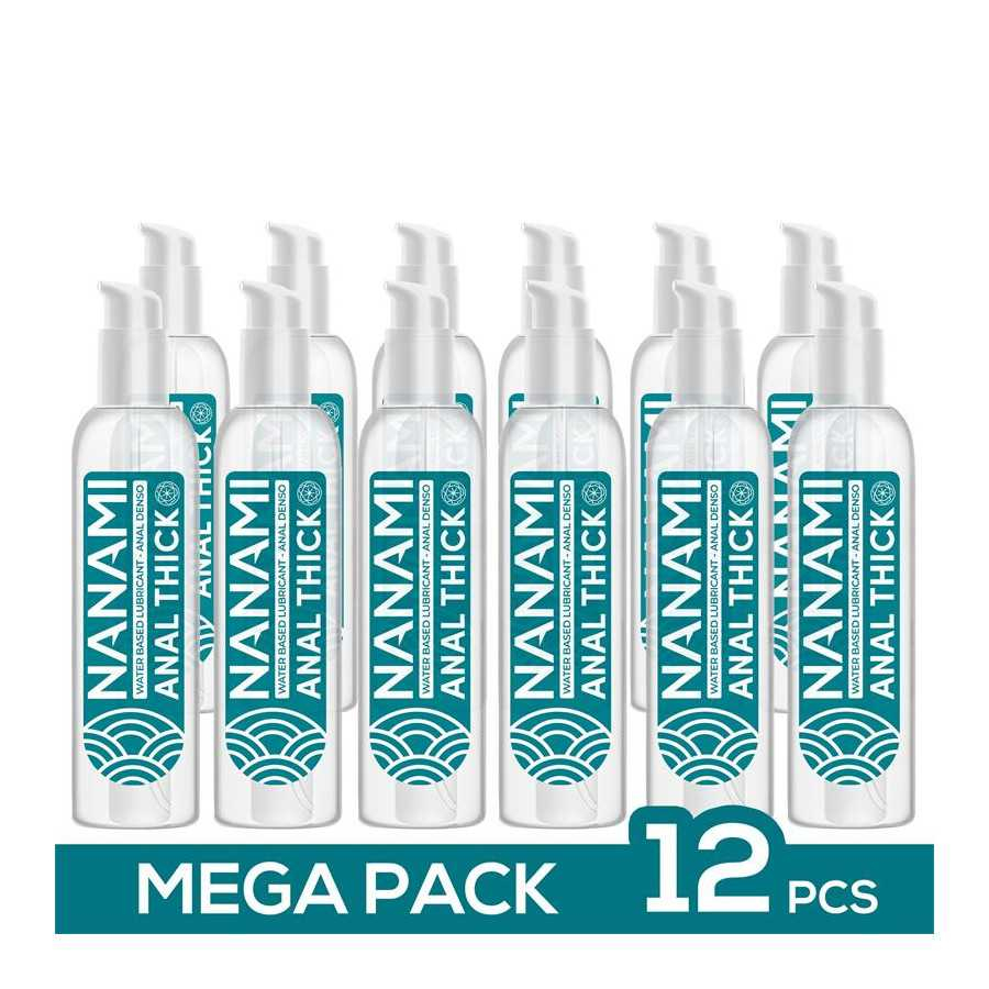 Pack de 12 Lubricante Anal Base Agua Alta Densidad 150 ml