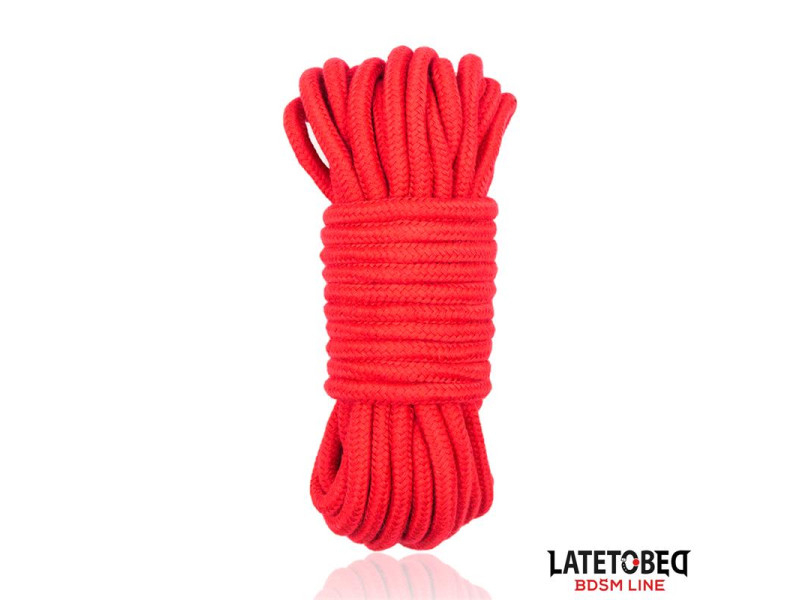 Cuerda Bondage de Algodon 5 m Roja Cuerda Bondage de Algodon 5 m Roja