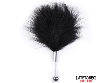 Estimulador de Plumas con Mango de Metal