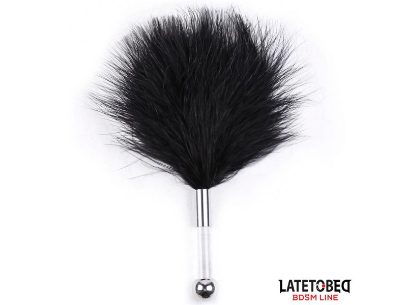 Estimulador de Plumas con Mango de Metal Estimulador de Plumas con Mango de Metal