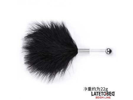 Estimulador de Plumas con Mango de Metal Estimulador de Plumas con Mango de Metal