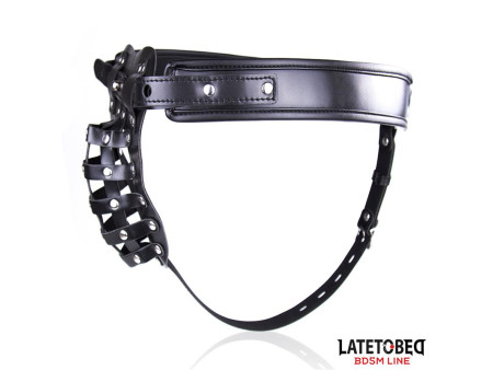 Cinturon de Castidad Masculino con Candado Ajustable Cinturon de Castidad Masculino con Candado Ajustable