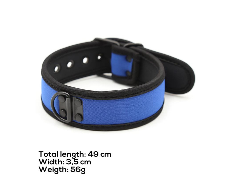 Collar de Neopreno Ajustable Azul
