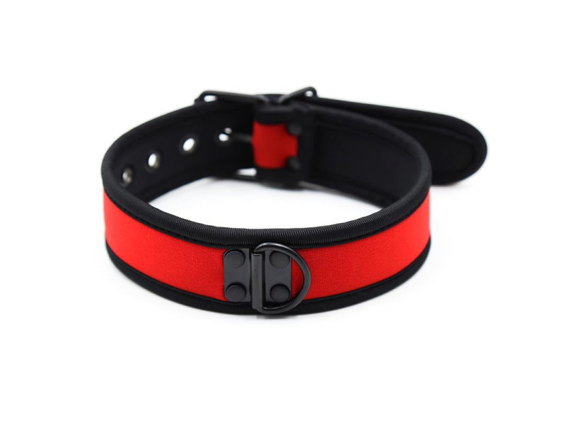 Collar de Neopreno Ajustable Rojo