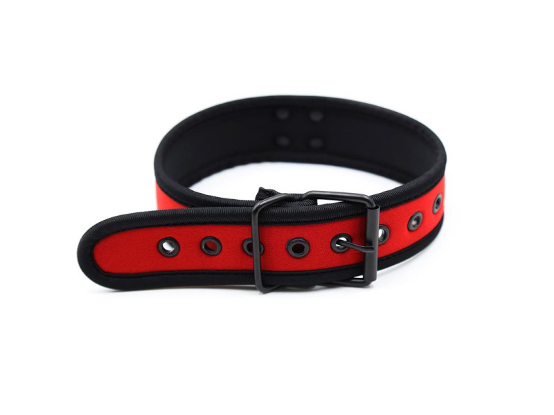 Collar de Neopreno Ajustable Rojo