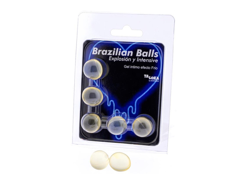 Set 5 Brazilian Balls Excitante Efecto Vibrante Frio