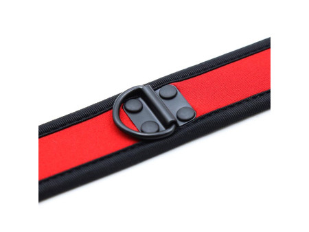 Collar de Neopreno Ajustable Rojo