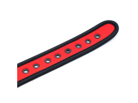Collar de Neopreno Ajustable Rojo