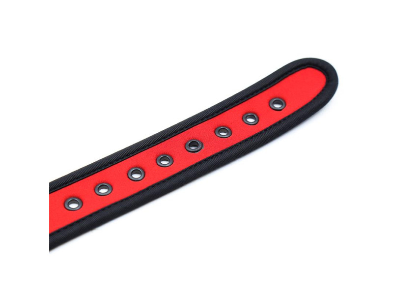 Collar de Neopreno Ajustable Rojo