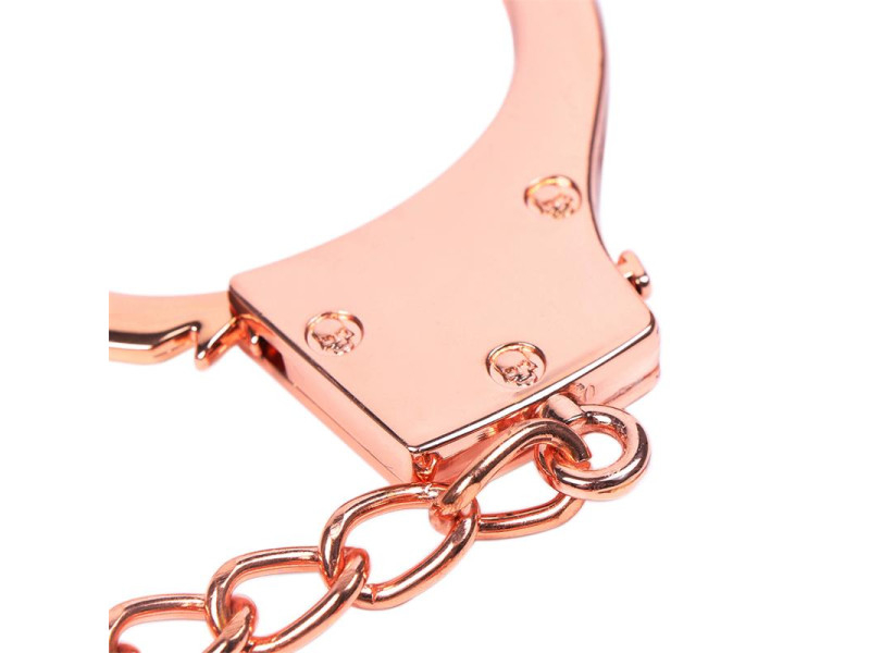 Esposas Oro Rosa con Llaves de Calavera