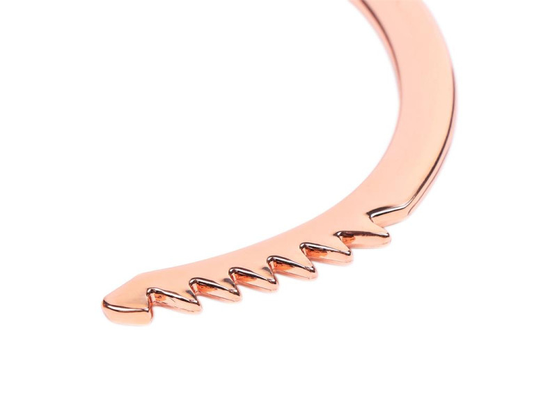 Esposas Oro Rosa con Llaves de Calavera