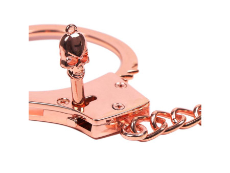 Esposas Oro Rosa con Llaves de Calavera