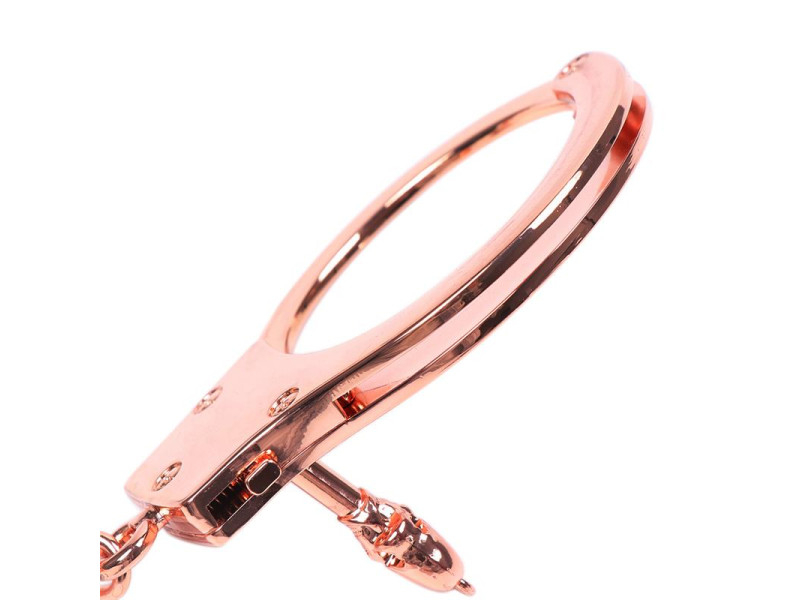 Esposas Oro Rosa con Llaves de Calavera