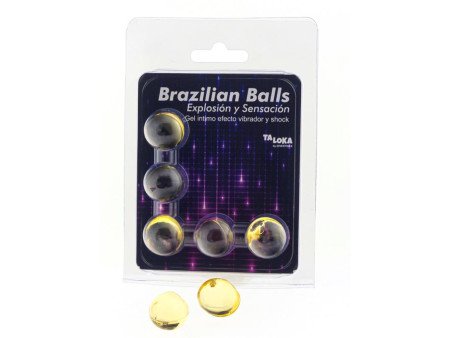 Set 5 Brazilian Balls Excitante Efecto Vibrador y Shock