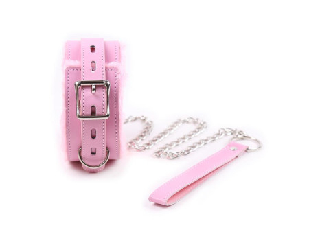 Collar con Correa Rosa Pastel