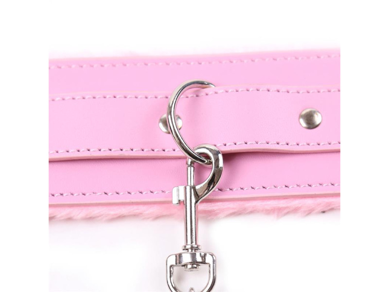 Collar con Correa Rosa Pastel