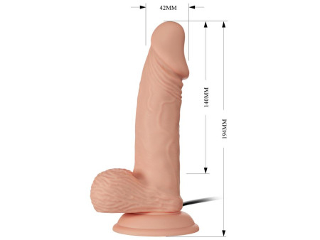 Vibrador Realista 76 Control Remoto