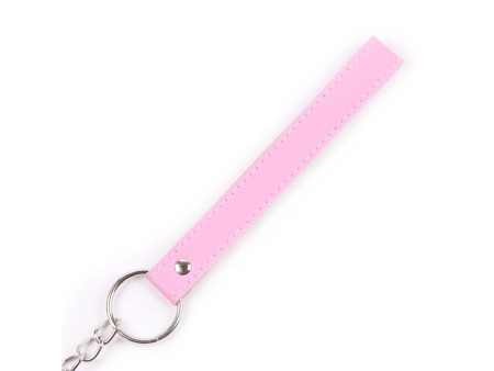 Collar con Correa Rosa Pastel