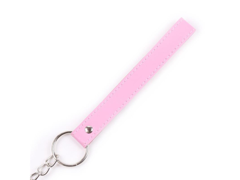 Collar con Correa Rosa Pastel