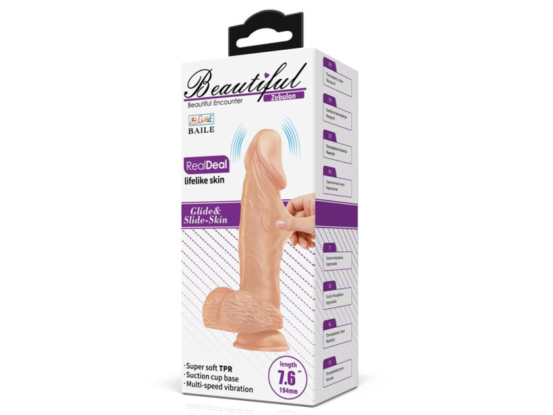 Vibrador Realista 76 Control Remoto