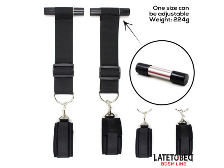 Restricciones para Puerta con Esposas Adjustables y Desmontables Restricciones para Puerta con Esposas Adjustables y Desmontables