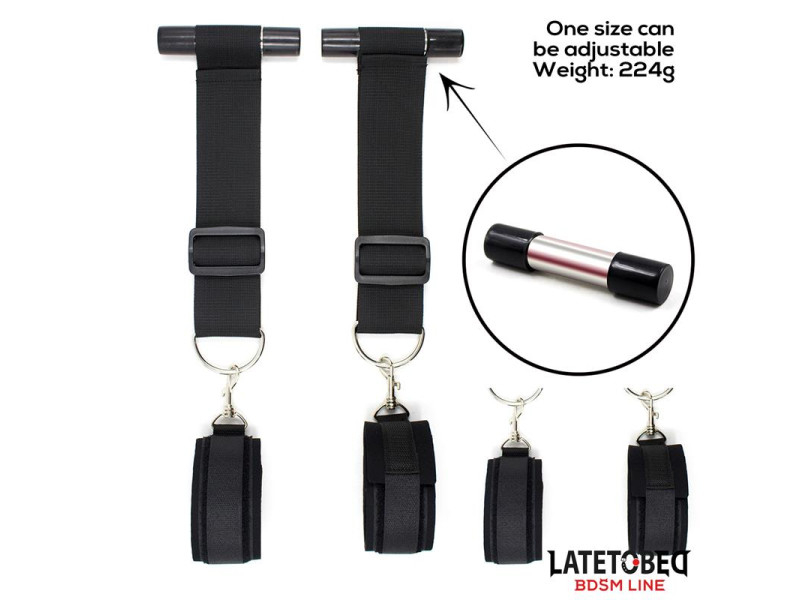 Restricciones para Puerta con Esposas Adjustables y Desmontables