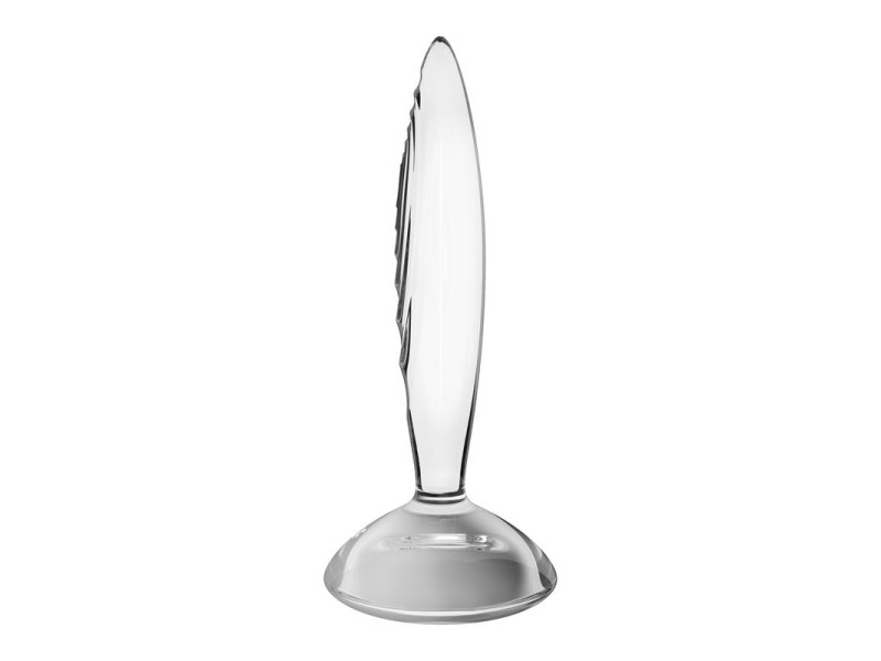 Plug Anal Sparkling Crystal Hot and Cold Transparente