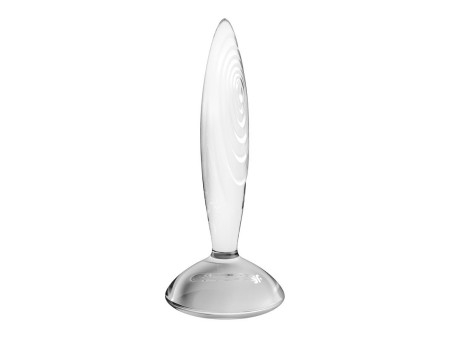 Plug Anal Sparkling Crystal Hot and Cold Transparente