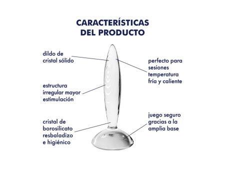 Plug Anal Sparkling Crystal Hot and Cold Transparente
