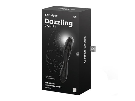 Estimulador de Cristal Dazzling Crystal 1 Hot and Cold Negro