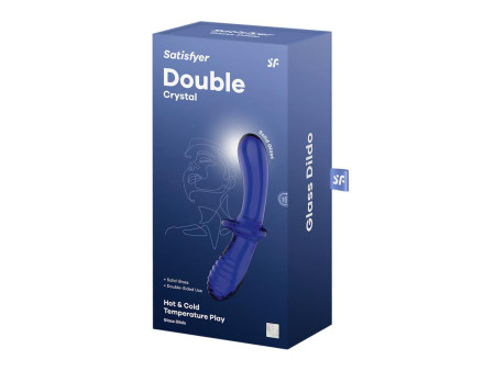 Estimulador de Cristal Double Crystal Hot and Cold Azul