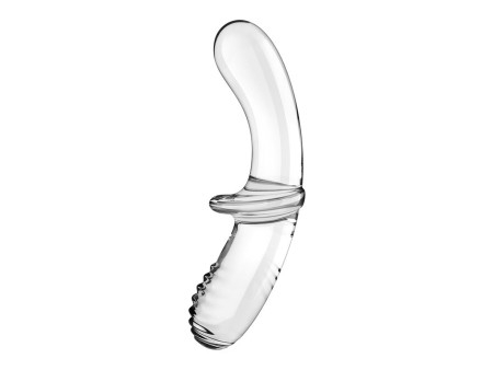 Estimulador de Cristal Double Crystal Hot and Cold Transparente