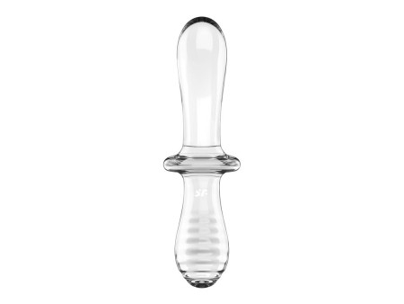 Estimulador de Cristal Double Crystal Hot and Cold Transparente