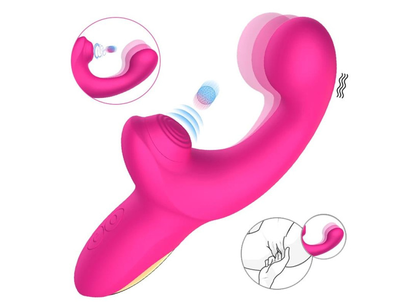 Volse Vibrador Triple Funcion con Finger y Pulsacion Tapping
