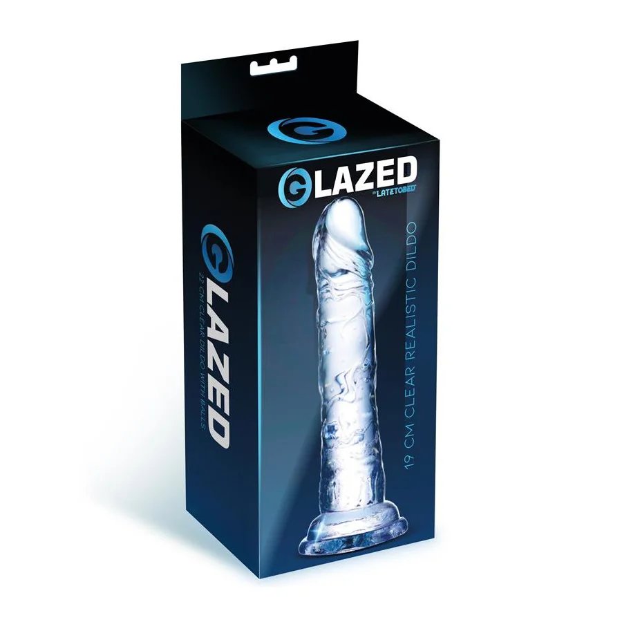 Dildo Realista Material Cristalino 19 cm