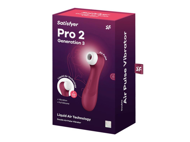 Pro 2 Gen 3 Liquid Air Technology Succion y Vibracion Wine Red Rojo Vino